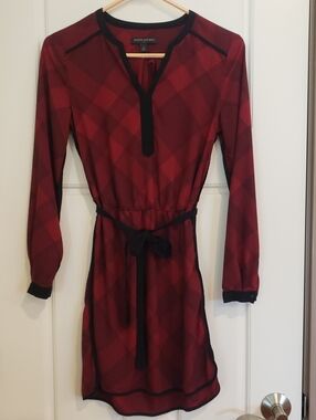 Banana Republic Plaid shirt dress. Women's size 0